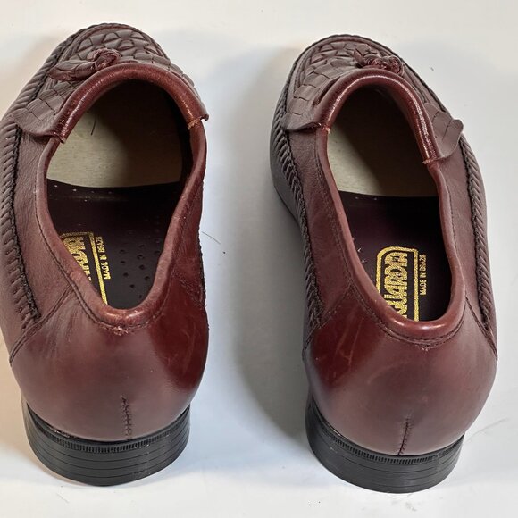 Men's size 6.5 Brown leather moccassins - Picture 8 of 13